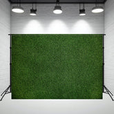Green Grass Portrait Photo Studio Backdrop - Layoris
